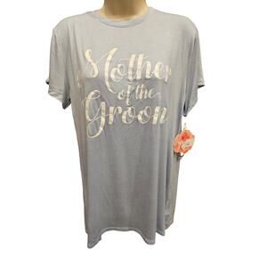 NWT Show me your mumu XS mother of the groom blue wedding shirt relaxed NEW